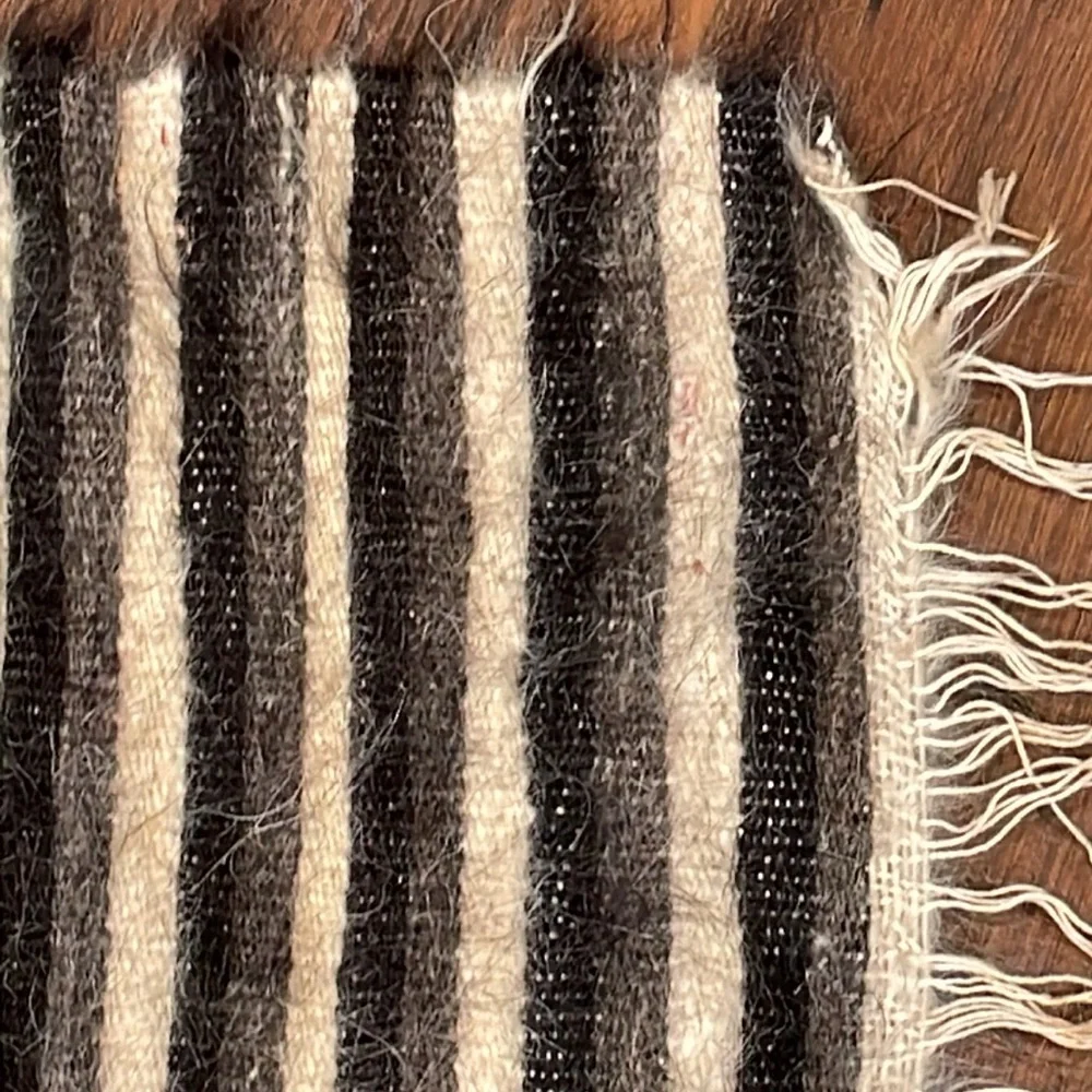 Vintage mohair rug